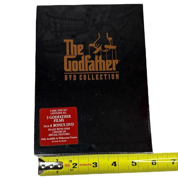 SEALED "The Godfather" Movie DVD Collection Set 2001 - 5-Disc Trilogy BRAND NEW - Picture 3 of 16